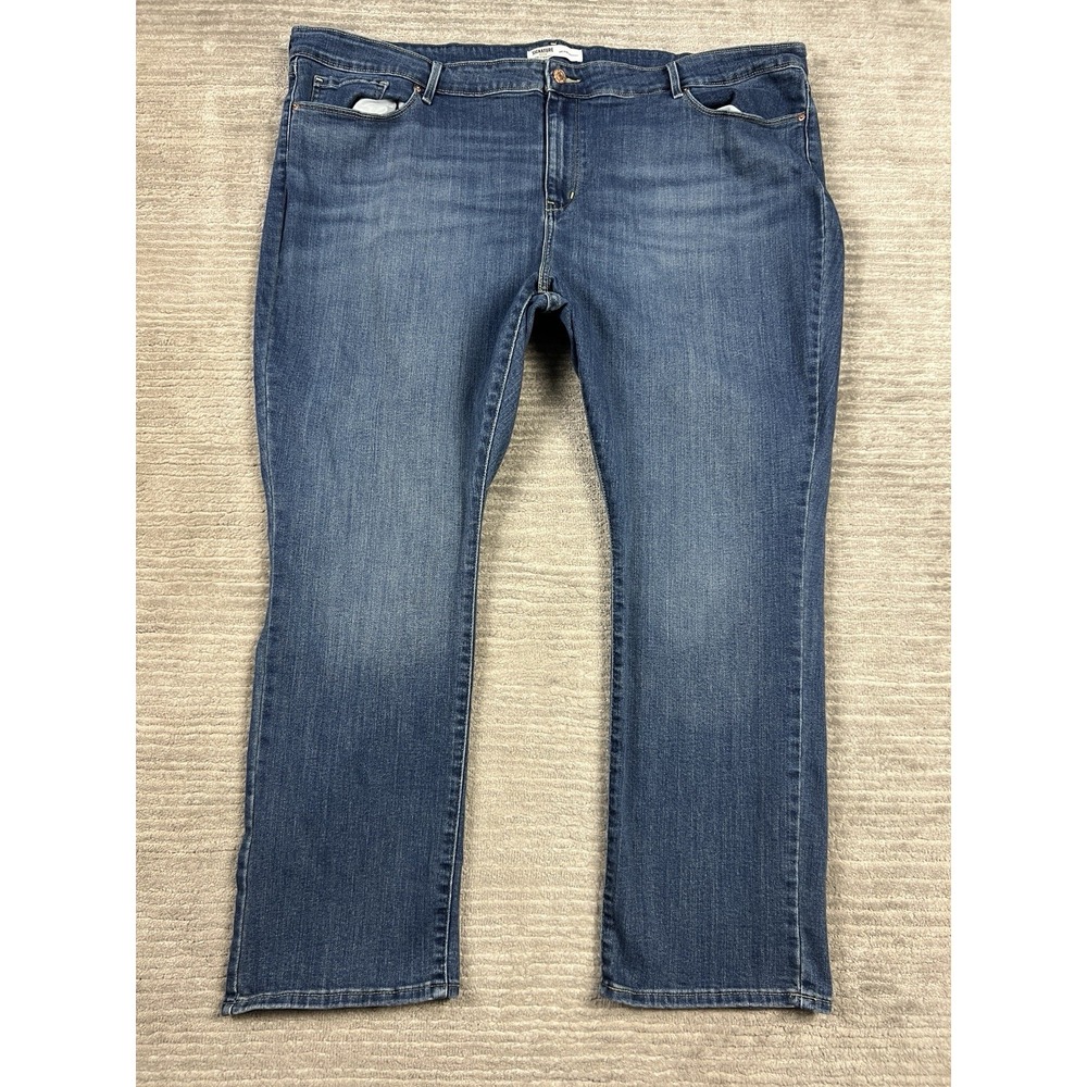 Levis Signature Gold Jeans Womens 28S 39x30 Blue Dark Wash Denim Mid Rise Casual